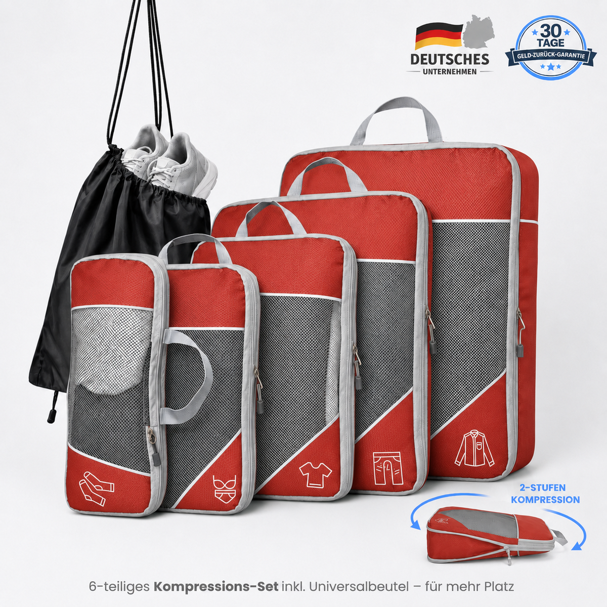 Packing Cubes with Compression