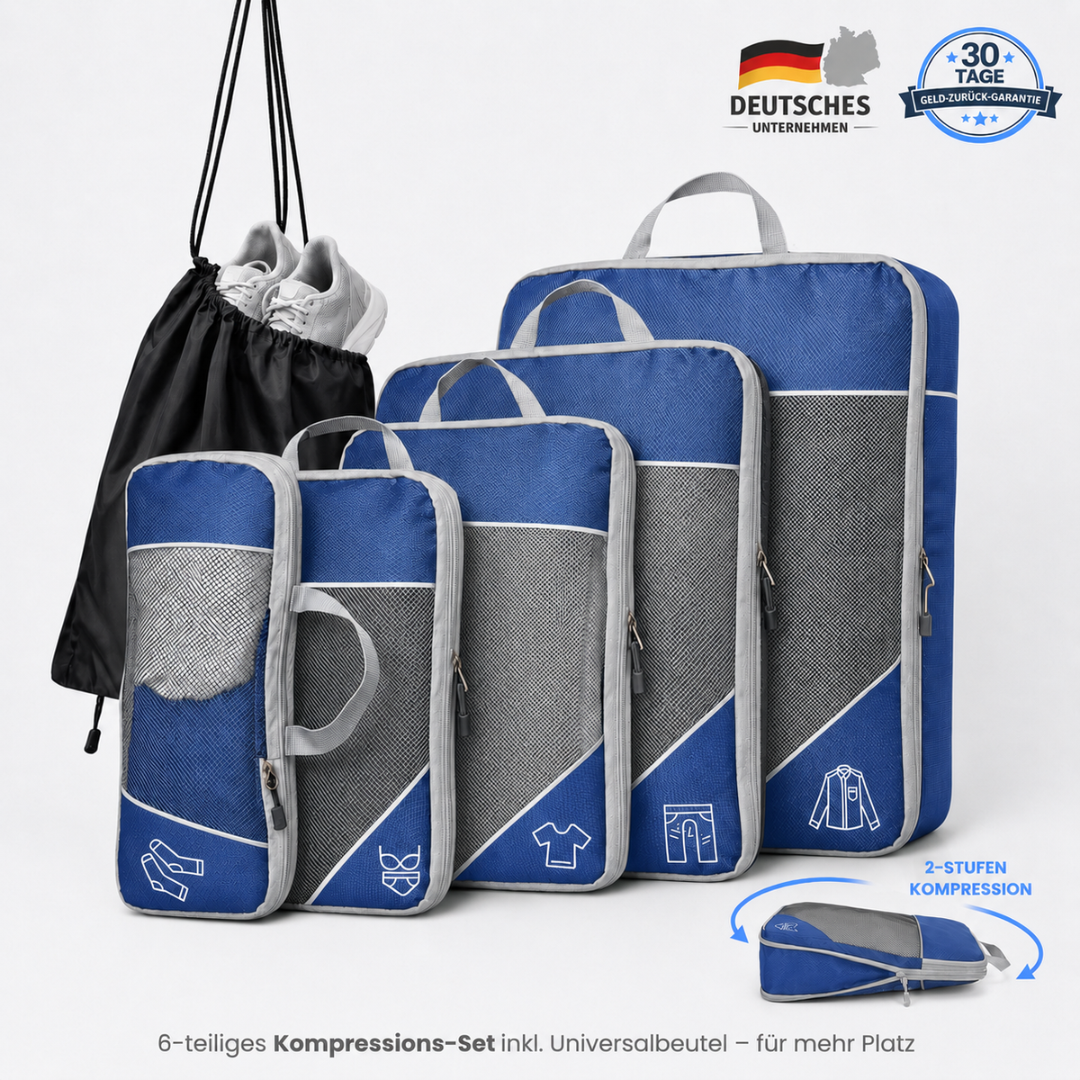 Packing Cubes with Compression