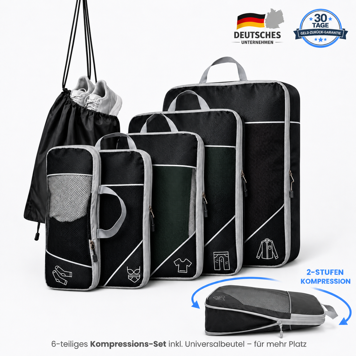 Packing Cubes with Compression