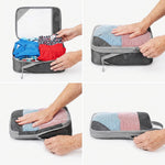 Packing Cubes with Compression